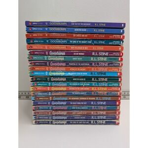 Scholastic - Goosebumps RL Stine - Lot of 20 Books 9 First Print (TFP) -  Horror